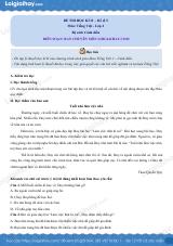 Đề thi học kì 2 Tiếng Việt 2 CD - Đề số 5